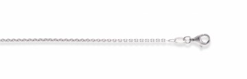 923-50 - Herrekjede slipt anker rhodinert 48/50 cm